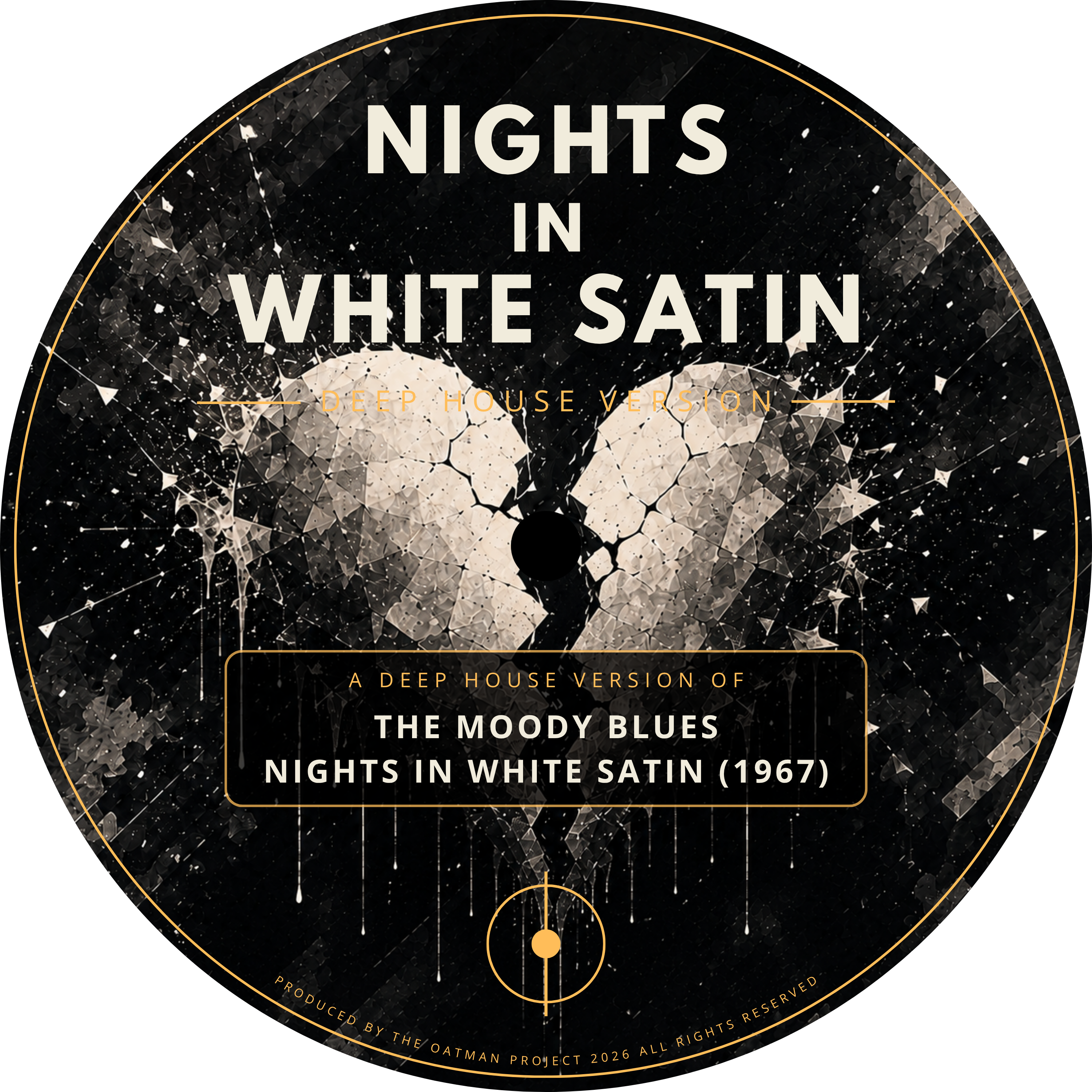 Nights In White Satin label
